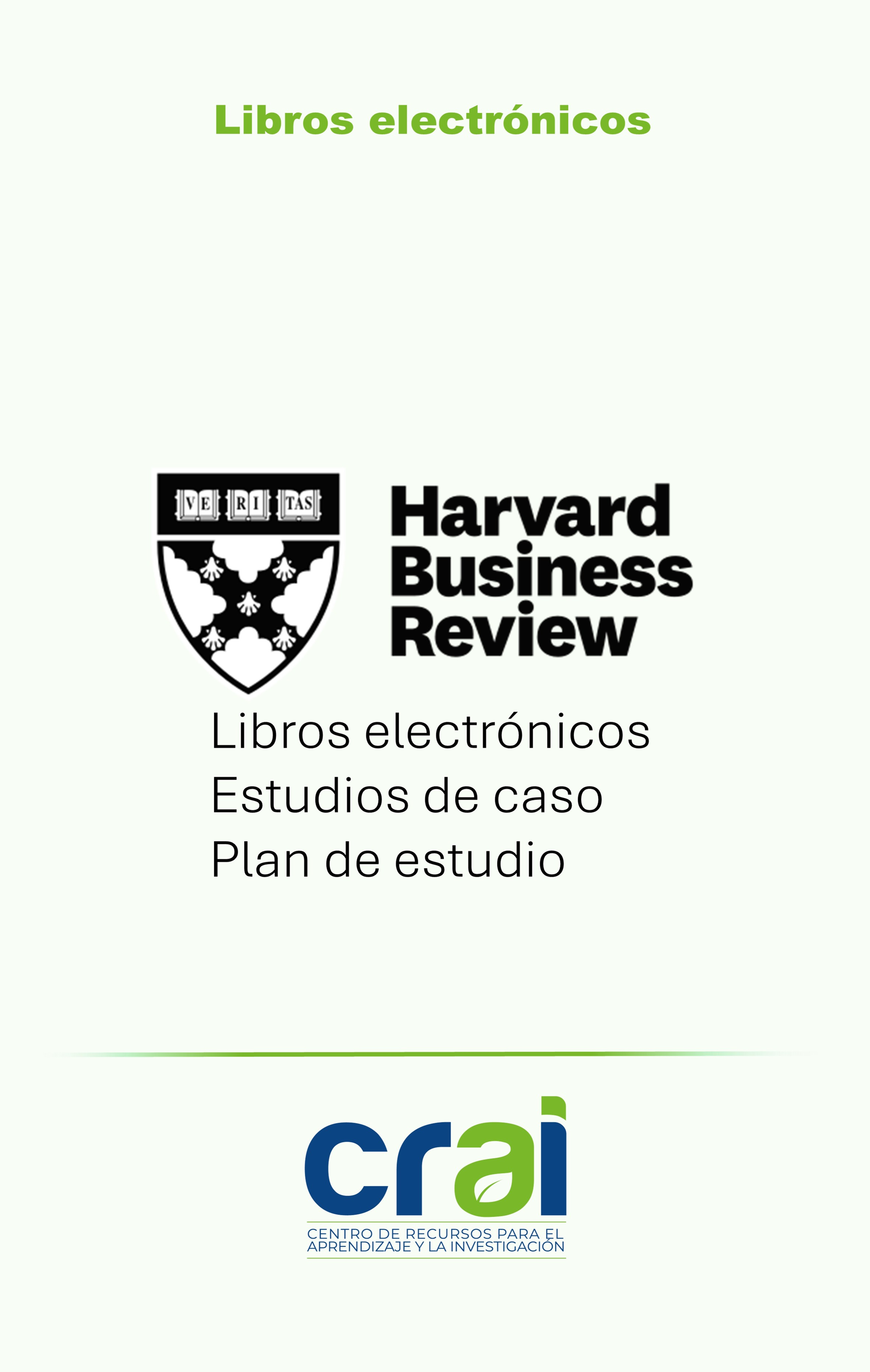 Cuenta con lecturas en emprendimiento, finanzas, contabilidad, marketing, operaciones, comportamiento organizacional, estrategia y casos de estudio de Harvard Business School con escenarios reales para desarrollar habilidades de análisis y toma de decisiones estratégicas.